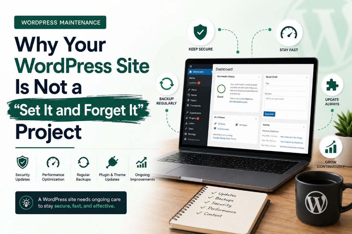 Why Your WordPress Site Is Not a “Set It and Forget It” Project